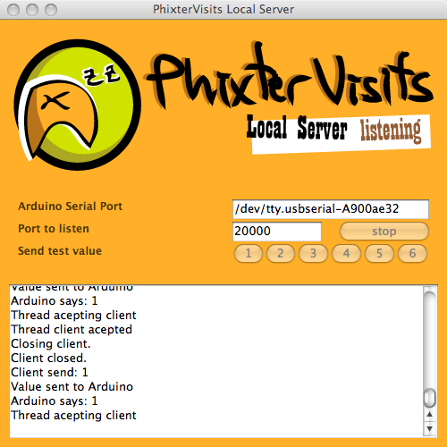 Phixter Visits Local Server